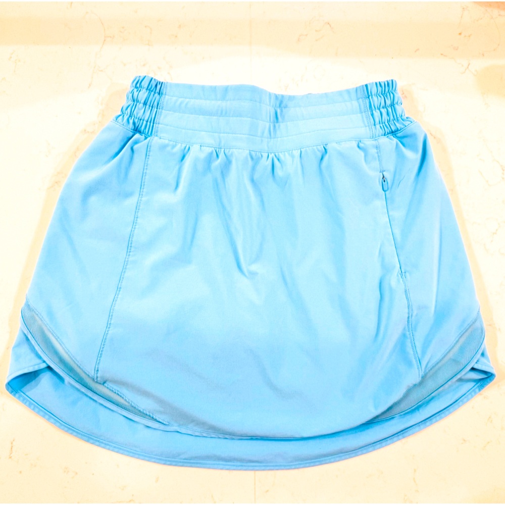 Lululemon Athletica Hotty-Hot High Rise Tennis Skirt Size 4 in Kayak Blue Light